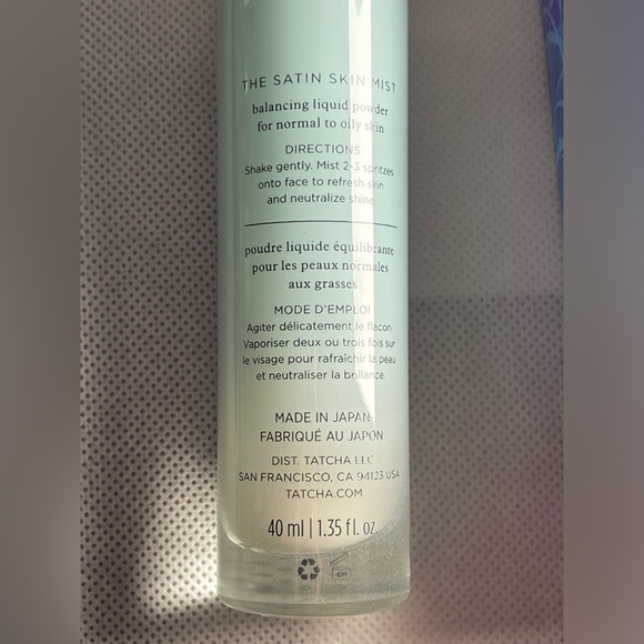 TATCHA The Satin Skin Mist 40ml 1.35 fl oz Balancing Liquid Powder NEW I… - Picture 3 of 14